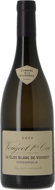 photos du vin Domaine de la Vougeraie Vougeot 1er Cru le Clos Blanc de Vougeot