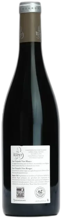 aperçu du vin Rapet Aloxe Corton