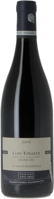 vue du vin Clos de Vougeot Grand Cru le Grand Maupertui Anne Gros