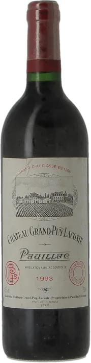 photo du vin Grand Puy Lacoste