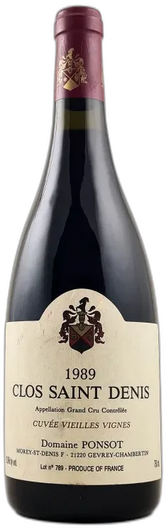 photo du vin Ponsot Clos Saint Denis