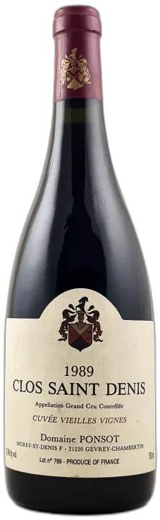 photo du vin Ponsot Clos Saint Denis