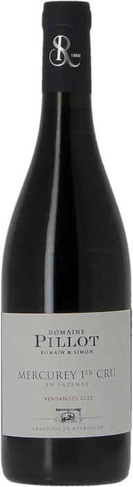 photo du vin Mercurey 1er Cru "en Sazenay" Domaine Pillot