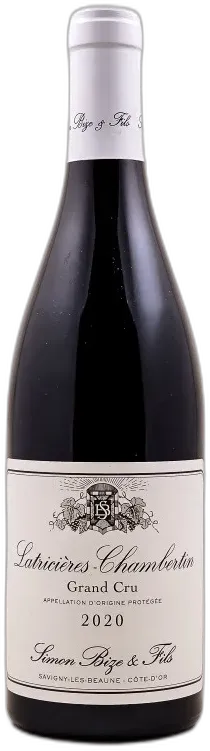 capture du vin Simon Bize Latricières Chambertin 2020
