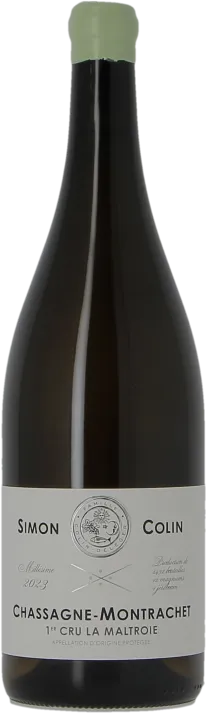 illustration du vin Bourgogne Chassagne-Montrachet 1er Cru "les Chaumées" Domaine Simon Colin