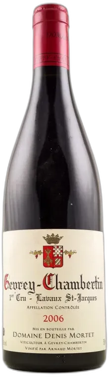 capture du vin Denis Mortet Gevrey Chambertin 1er Cru Lavaux Saint Jacques