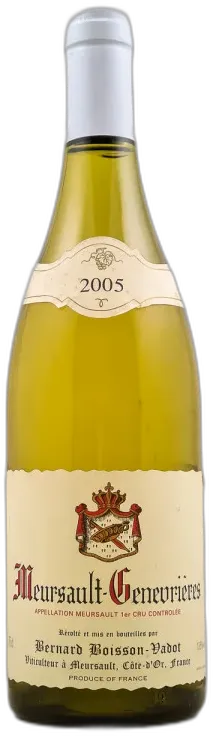 photo du vin Bourgogne Meursault 1er Cru Genevrières Domaine Boisson-Vadot