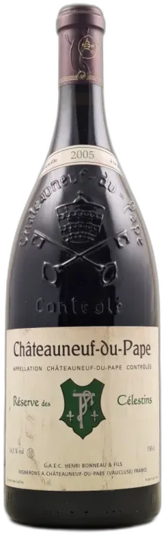photos du vin Henri Bonneau Châteauneuf du Pape Réserve des Célestins Promo