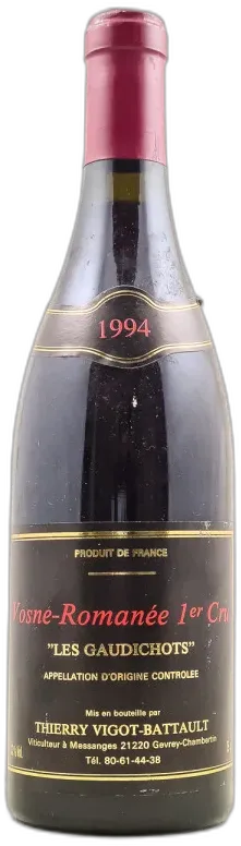 photo du vin Vigot-Battault Vosne Romanée 1er Cru "les Gaudichots"