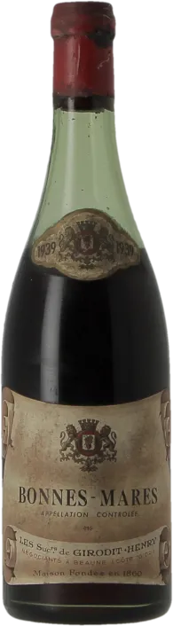 photo du vin Bonnes Mares Grand Cru