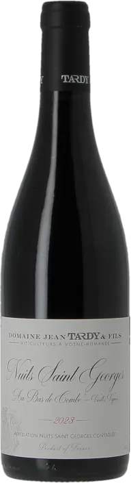 photos du vin Jean Tardy Nuits Saint Georges au Bas de Combe Vieilles Vignes