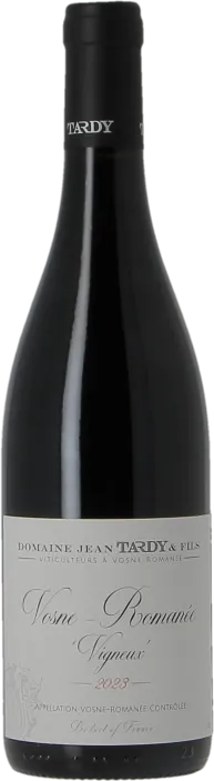 aperçu du vin Vosne-Romanée Aoc Vigneux Jean Tardy & Fils
