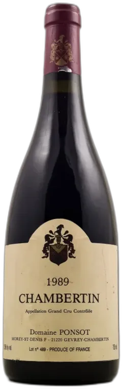 photo du vin Ponsot Chambertin