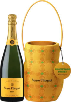 vue du vin Veuve Clicquot Brut Carte Jaune Seau à Par Yinka Ilori
