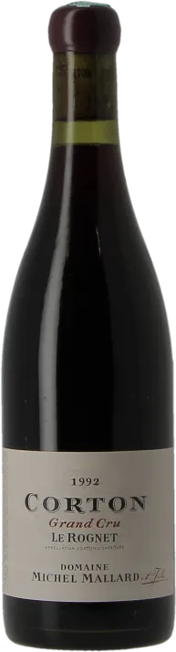 image du vin Michel Mallard Corton Rognet 2010