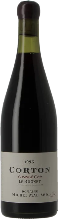 image du vin Michel Mallard Corton Rognet 2010