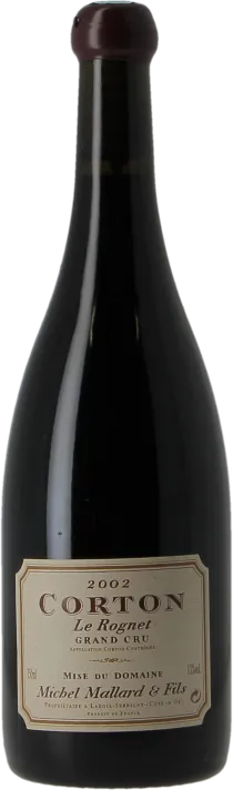 image du vin Michel Mallard Corton Rognet 2010