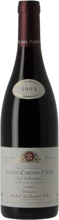 photo du vin Aloxe-Corton 1er Cru