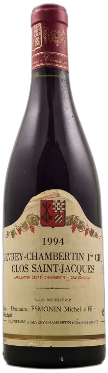 photo du vin Gevrey-Chambertin 1er Cru Clos Saint Jacques