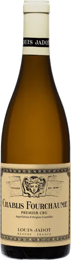 vue du vin Chablis Aoc 1er Cru Fourchaume Louis Jadot