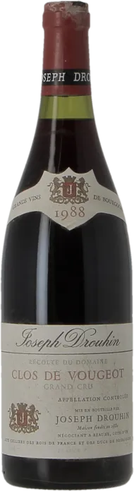 illustration du vin Joseph Drouhin Clos de Vougeot Grand Cru