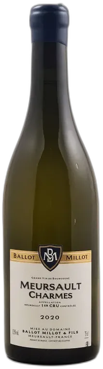 vue du vin Ballot-Millot Meursault 1er Cru "Genevrières"