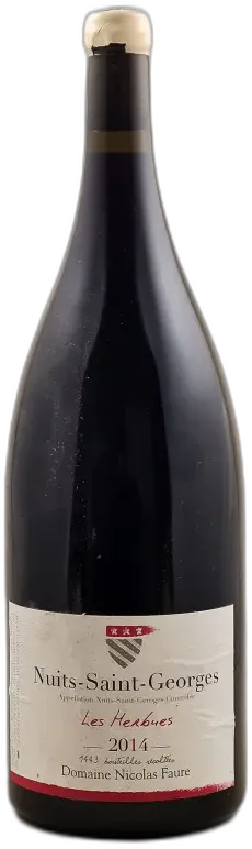 illustration du vin Nicolas Faure Nuits st Georges "les Herbues" Magnum