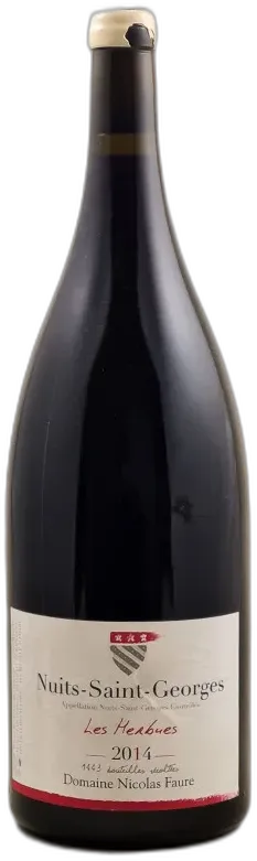illustration du vin Nicolas Faure Nuits st Georges "les Herbues" Magnum