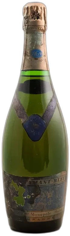 vue du vin Heidsieck & Monopole Champagne "Diamant Bleu"