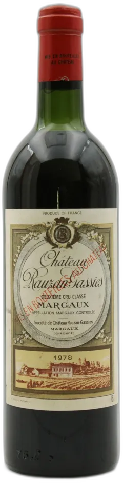 image du vin Rauzan Gassies