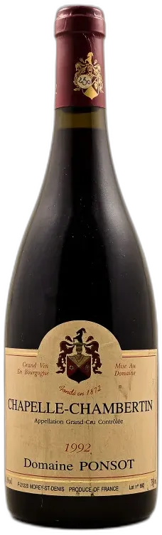 photo du vin Ponsot Chambertin