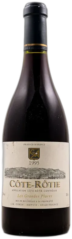 vue du vin Rhône Côte Rôtie "les Grandes Places" Domaine Montez