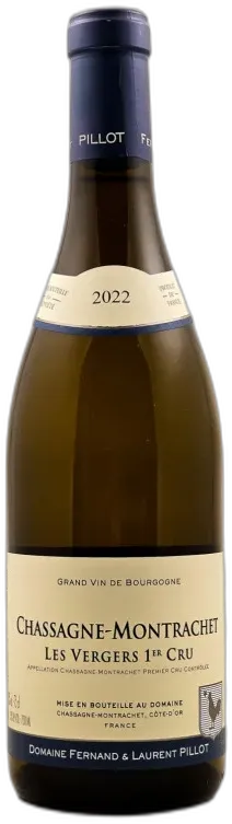 vue du vin Fernand & Laurent Pillot Chassagne Montrachet 1er Cru "Vergers"