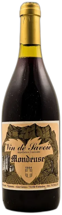 photo du vin Vin de Savoie Mondeuse Tradition Prieuré Saint Christophe