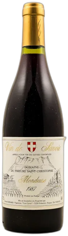 photo du vin Vin de Savoie Mondeuse Tradition Prieuré Saint Christophe