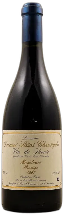 photo du vin Vin de Savoie Mondeuse Tradition Prieuré Saint Christophe