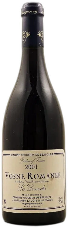 photo du vin Fougeray de Beauclair Vosne Romanée "les Damodes"