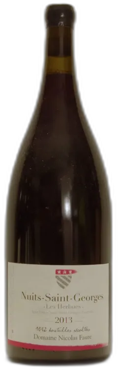 illustration du vin Nicolas Faure Nuits st Georges "les Herbues" Magnum