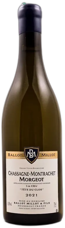 photo du vin Ballot Millot Chassagne-Montrachet 1er Cru Morgeot Tête de Clos