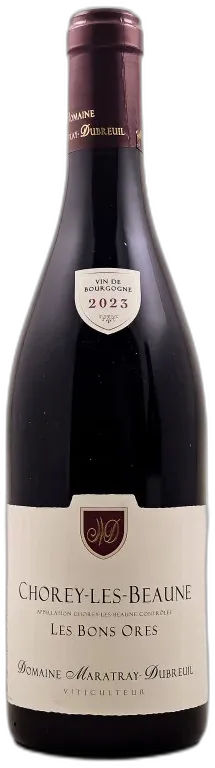 photo du vin Maratray-Dubreuil Chorey-les-Beaune "les Bons Ores"