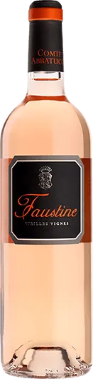 vue du vin Domaine Comte Abbatucci Faustine Vieilles Vignes Rosé