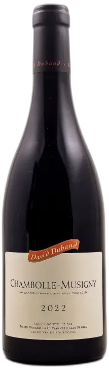 photo du vin David Duband Chambolle Musigny