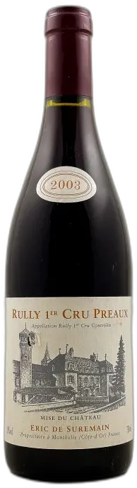 photo du vin Domaine de Suremain Rully 1er Cru "Preaux"