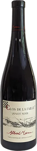 illustration du vin Alsace Aoc Pinot Noir Clos de la Faille Albert Mann