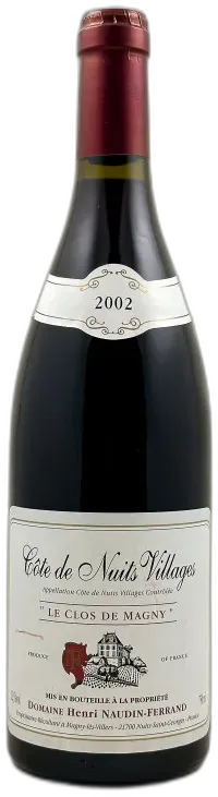 photo du vin Naudin-Ferrand Côte de Nuits Villages "le Clos de Magny" 2002