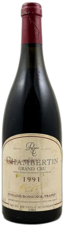 photo du vin Rossignol-Trapet Chambertin 1991