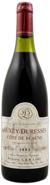 photo du vin Labry Auxey Duresses 1992