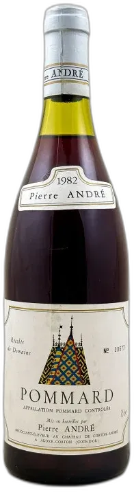 photo du vin Pierre André Pommard 1982