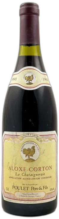 photo du vin Poulet Père & Fils Aloxe Corton "la Chataigneraie" 1993