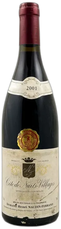 vue du vin Bourgogne Hautes Cotes de Nuits Rouge Myosotis Domaine Naudin